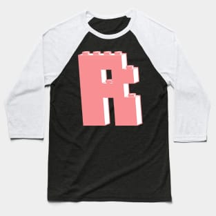 THE LETTER R, Customize My Minifig Baseball T-Shirt